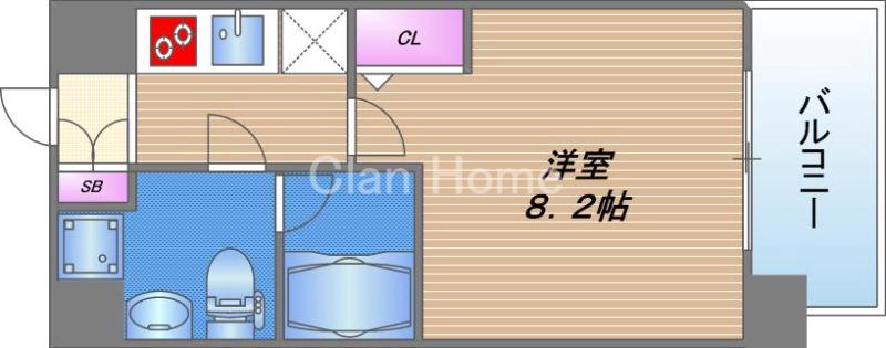T's SQUARE城東野江の間取り
