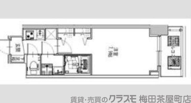S-RESIDENCE堺筋本町Unoの間取り