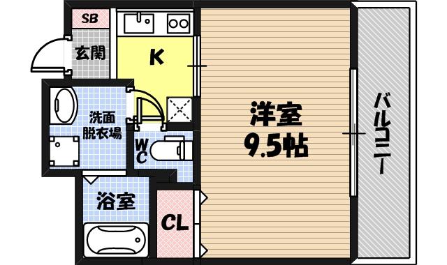 ウィスタリア京橋の間取り