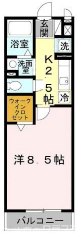 三宝町の完工年月（2005年8月）築の賃貸アパートの間取り
