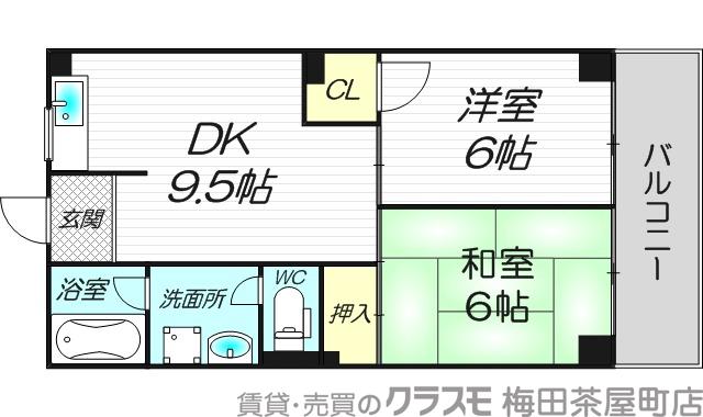 リブランス河村マンションの間取り