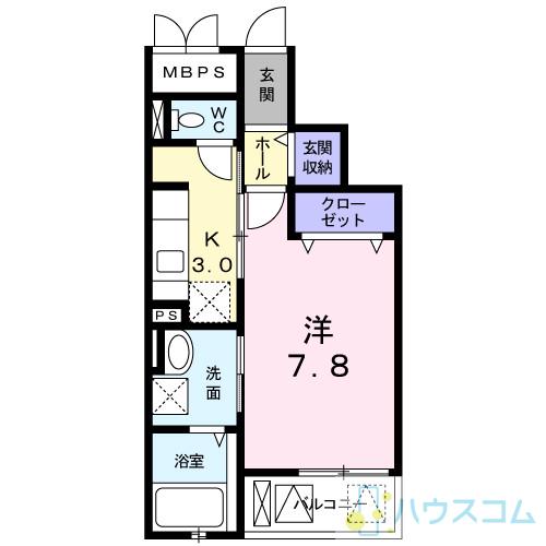 ルミナス　ハートの間取り
