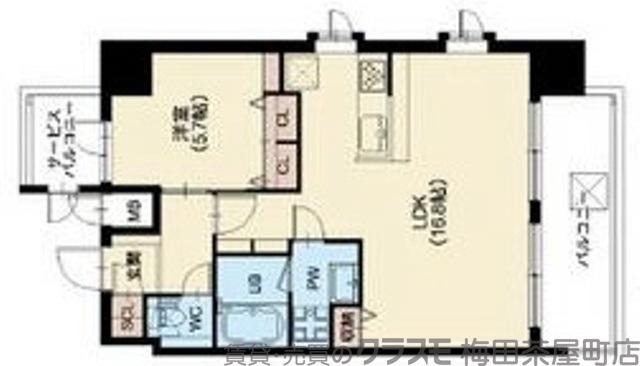スプランディッド十三本町の間取り