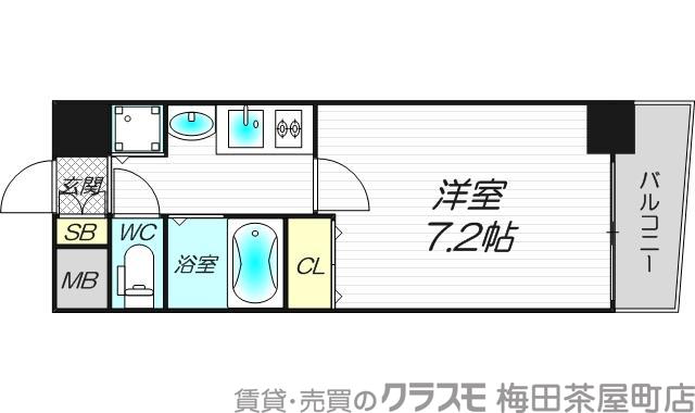 プレサンス中之島公園パークレジデンスの間取り
