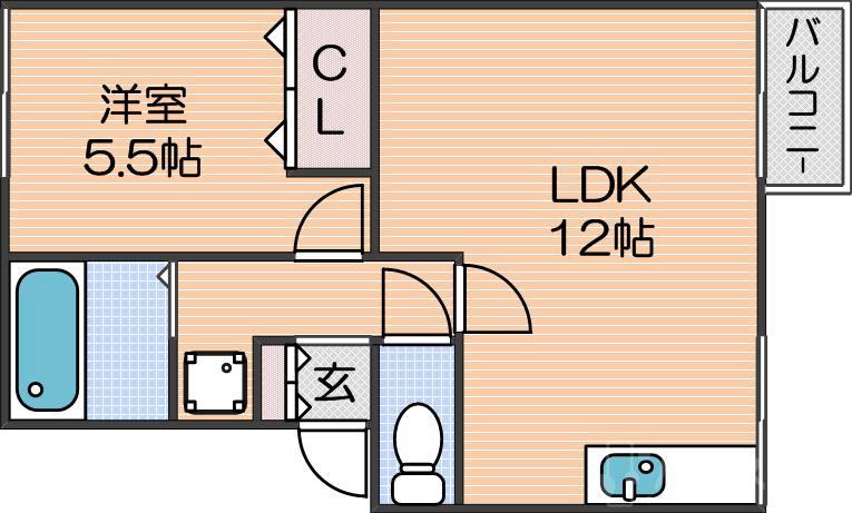 シャトープラムの間取り