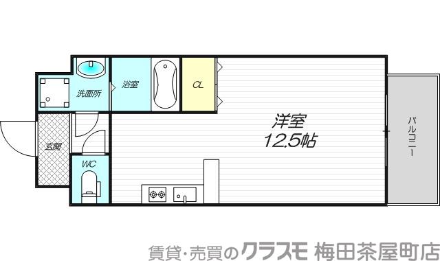 豊津町の完工年月（2006年11月）築の賃貸マンションの間取り