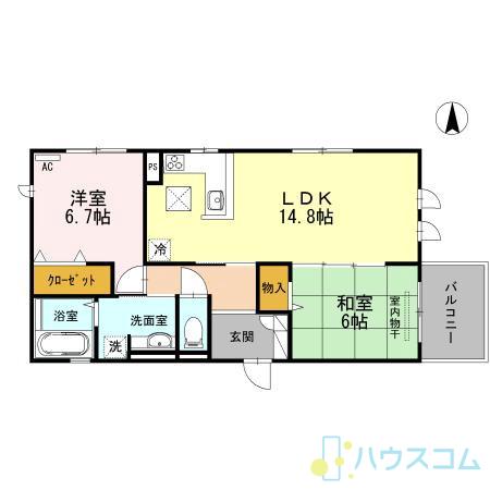 フェザント小野原の間取り