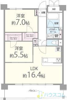 クレセントコートの間取り