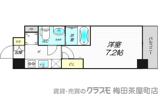 エスリード梅田北の間取り