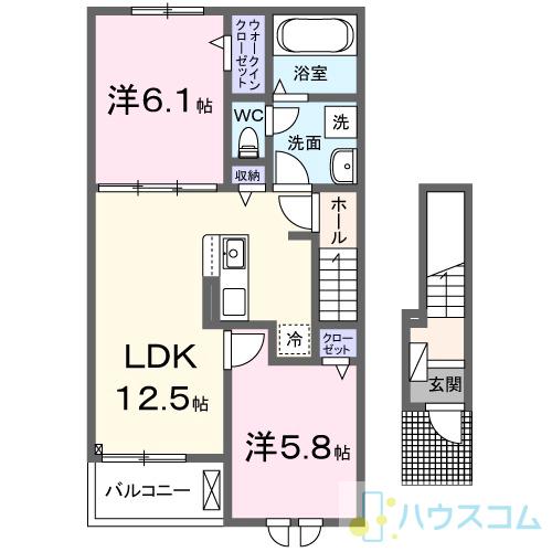 ジェイ　プラサーダの間取り