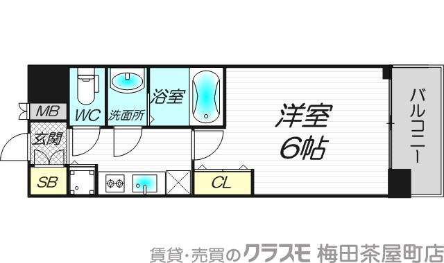 プレサンス新大阪ヴィガの間取り