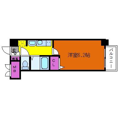 エステムコート新大阪Ⅵエキスプレイスの間取り