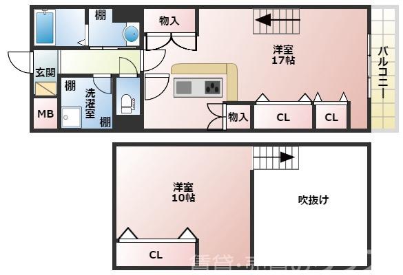 プリンスコート新高の間取り