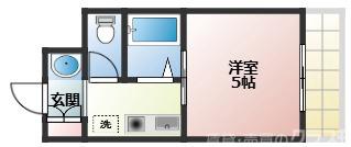 コスモハイツ三国の間取り