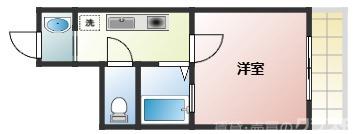 コスモハイツ三国の間取り