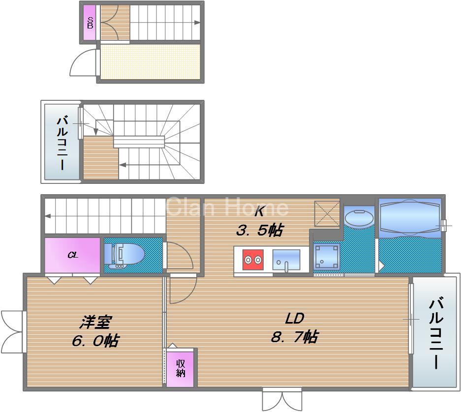 グラシアの間取り
