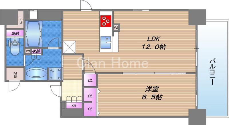 プレサンスロジェ本町の間取り