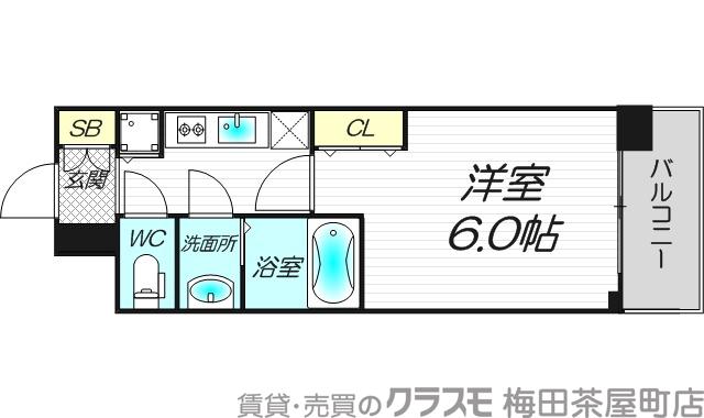 プレサンス新大阪ヴィガの間取り