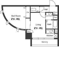 willDo松屋町の間取り