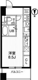 アーバンフラッツ瓦町の間取り