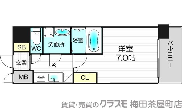 西宮原の完工年月（2018年1月）築の賃貸マンションの間取り