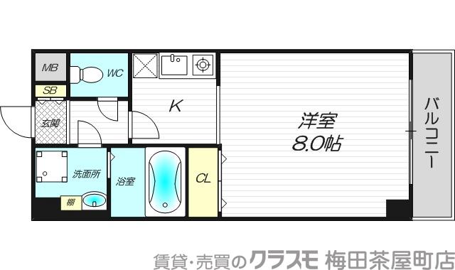 リセスコート２の間取り