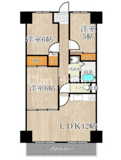 サンファースト京橋の間取り
