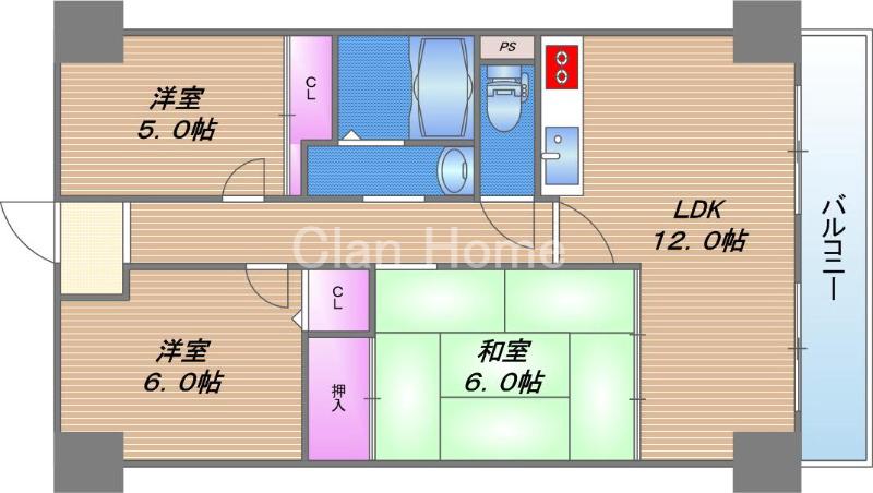 サンファースト京橋の間取り