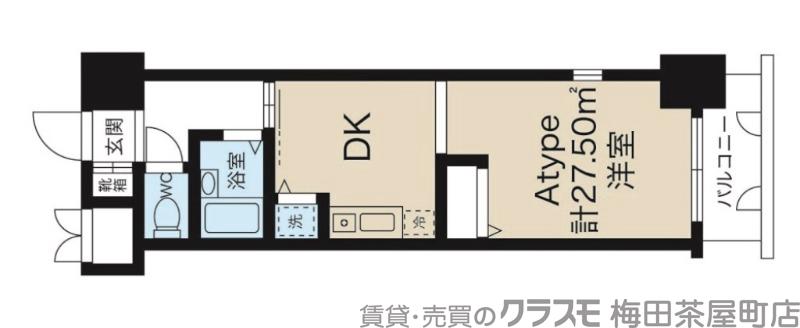 ノルデンハイム東三国の間取り
