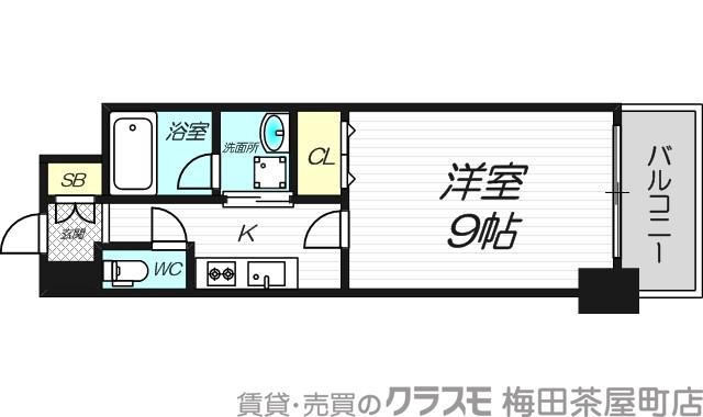 宮原の完工年月（2009年2月）築の賃貸マンションの間取り