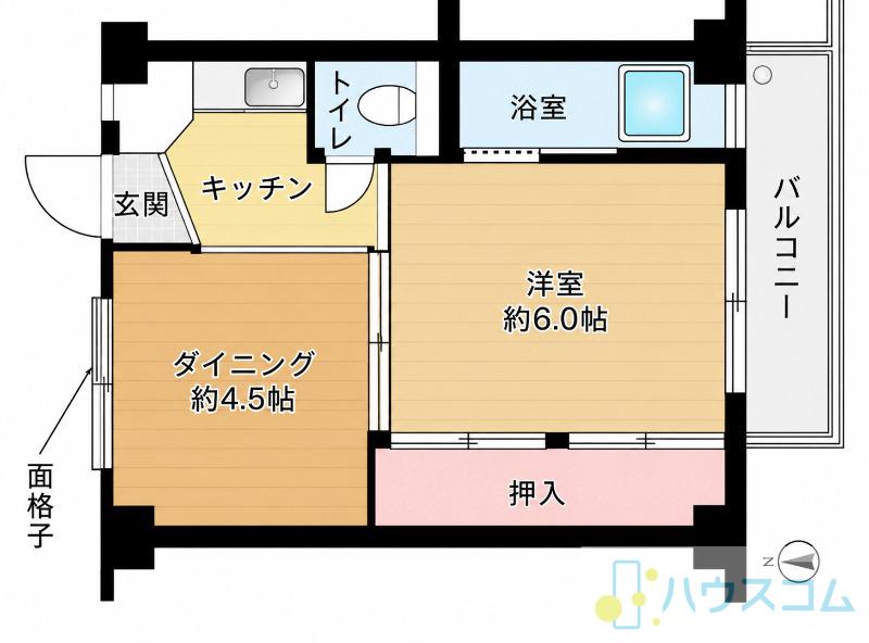 ビレッジハウス高田の間取り