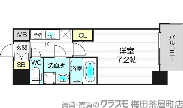 オーキッドレジデンス新大阪の間取り
