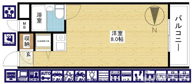 朝日プラザ新大阪の間取り