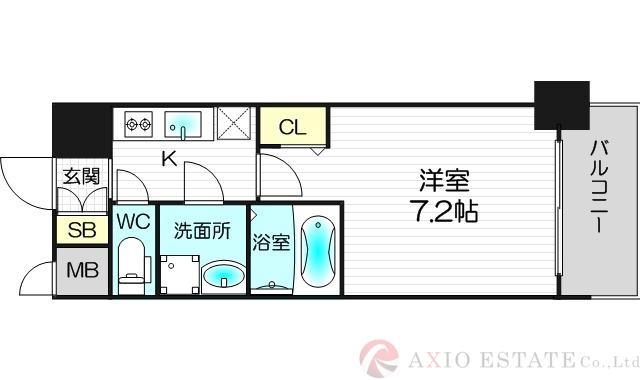 M-RESIDENCE新大阪Gａｒｄｅｎの間取り