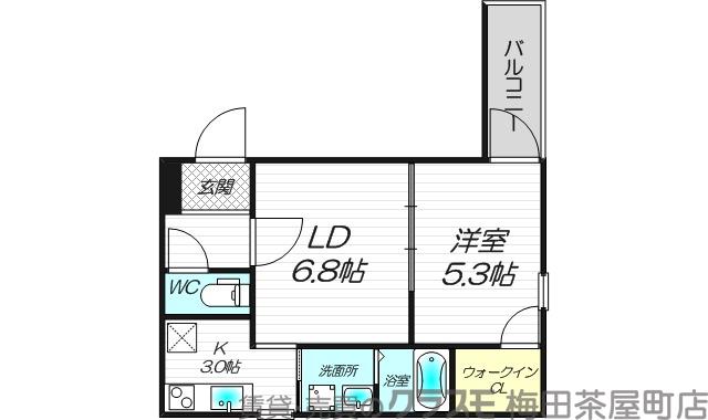 フジパレス東三国Ⅲ番館の間取り