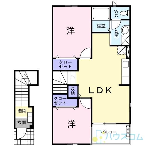 メゾン小夢の間取り