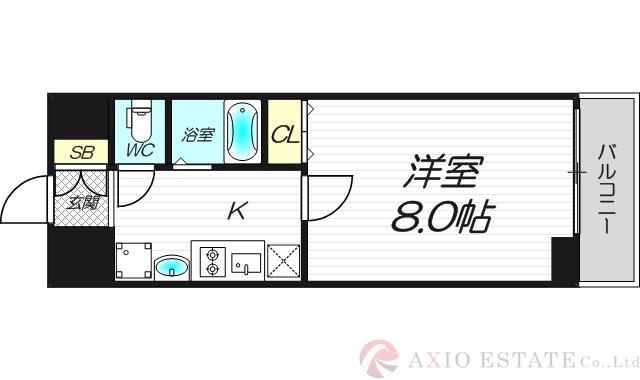 エステムコート新大阪Ⅵエキスプレイスの間取り