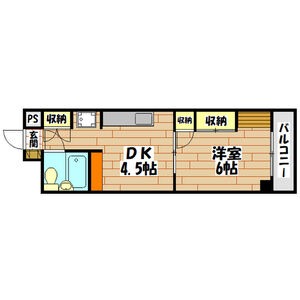 メゾンハーミティジの間取り