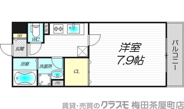 三国本町の完工年月（2018年7月）築の賃貸アパートの間取り