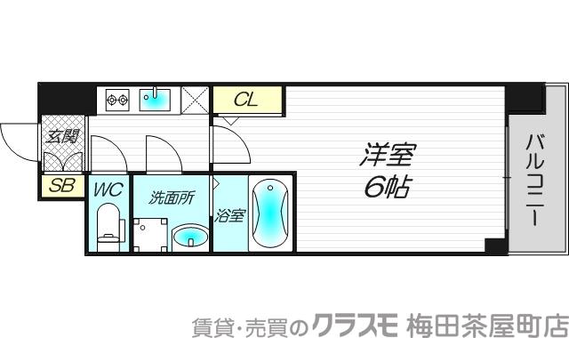 エスリードレジデンス大阪グランノースⅡの間取り