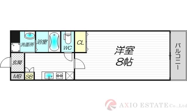 エスティライフ新大阪第２の間取り