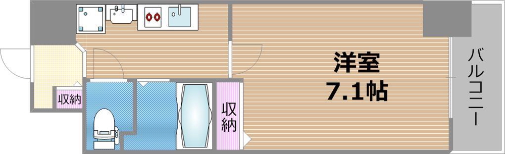 アップルガーデンコート城東の間取り