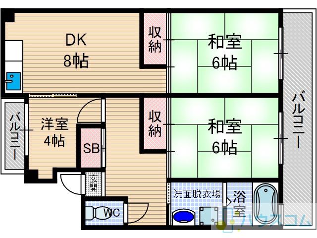 中沢マンションの間取り