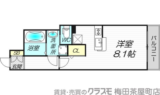 スワンズシティ新大阪の間取り