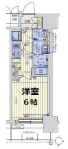 スワンズシティ大阪城ノースの間取り