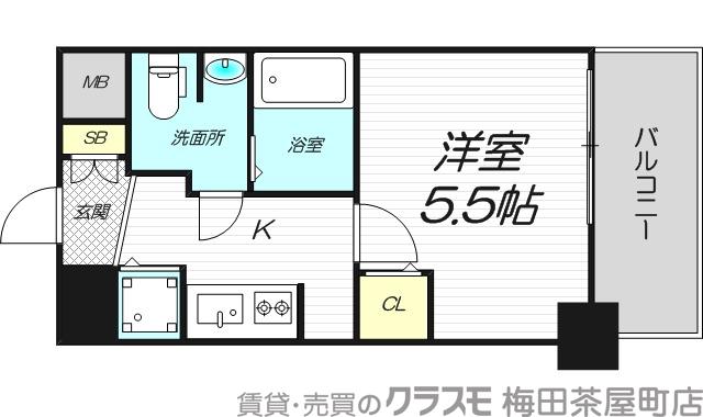 アドバンス新大阪Ⅴの間取り