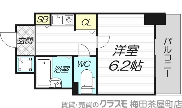 パラシオ塚本Ⅱの間取り