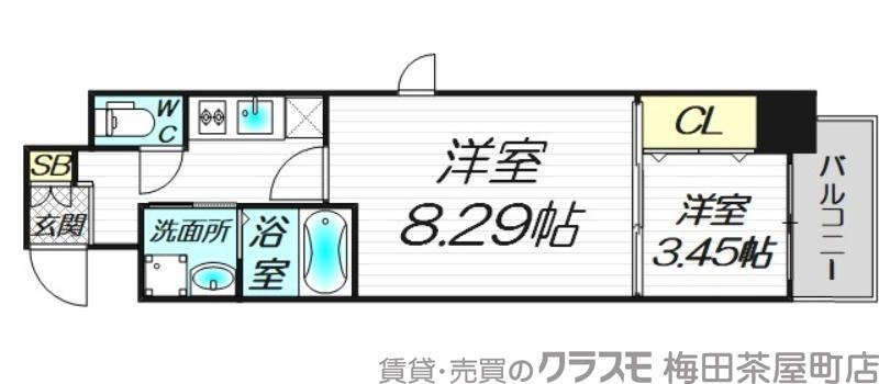 CAVANA本町の間取り