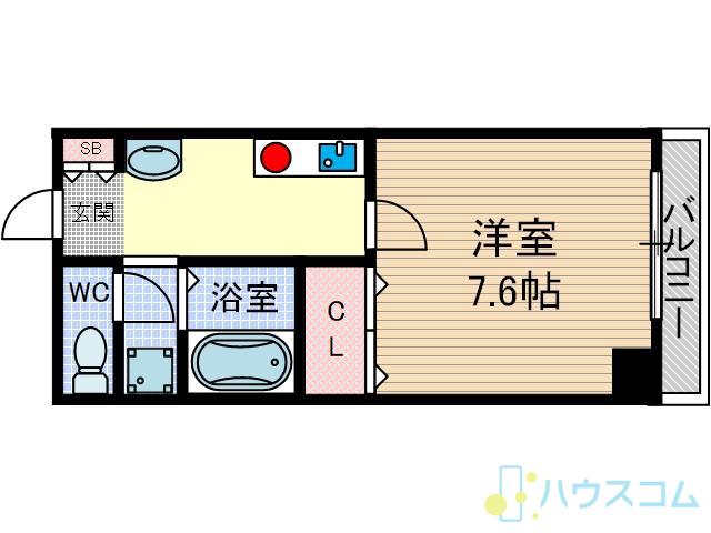 レジデンスKUの間取り