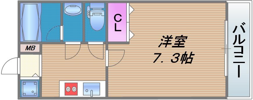 フジパレス深江の間取り